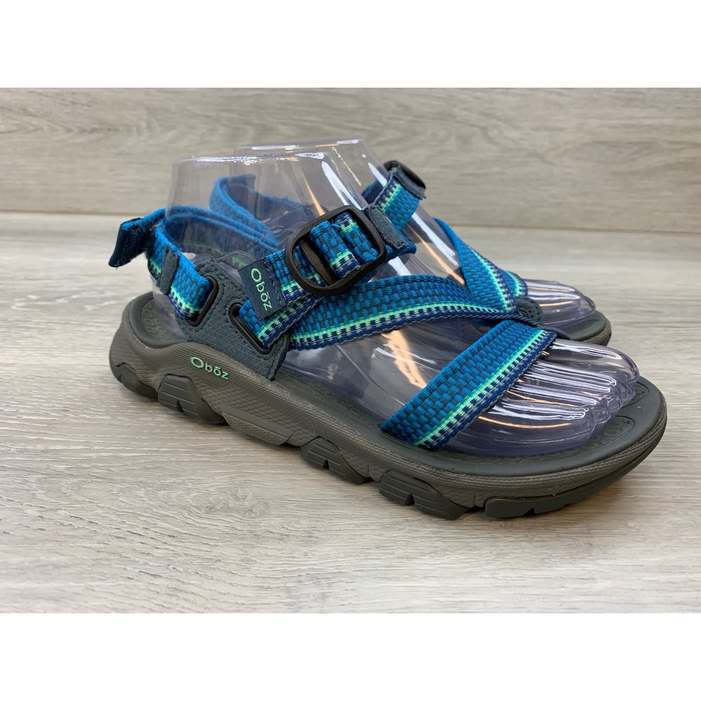 Oboz Campster Hiking Sandals Blue Webbing Outdoor Women's 6 Trail Water Shoes
